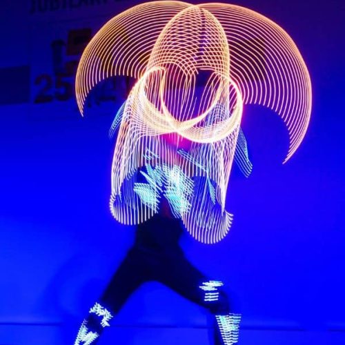 LED Effekt in Pilzform